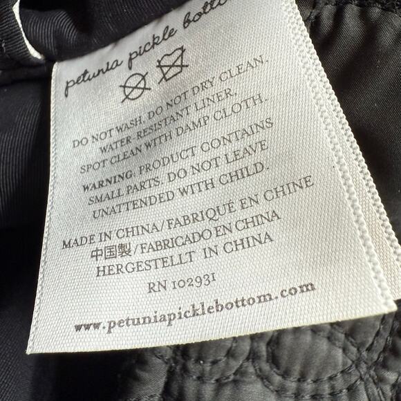 PETUNIA PICKLE BOTTOM Central Park North Boxy Backpack Black - Picture 6 of 16